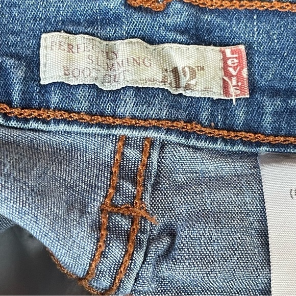 Levi’s Perfectly Slimming 512 Bootcut Women’s Blue Jean size 10 short - Picture 13 of 13